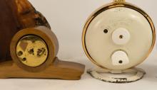 FOUR VINTAGE CLOCKS