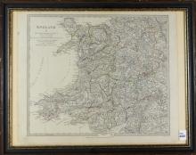 ANTIQUE MAP OF ENGLAND