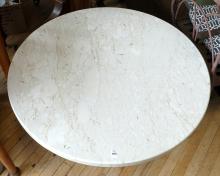 MARBLE TOP SIDE TABLE