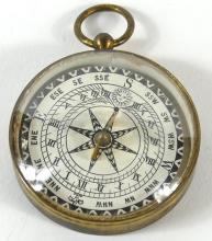 BRASS COMPASS/SUNDIAL