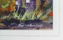 TWO MARILYN RAMSINGH WATERCOLOURS