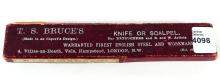 T.S. BRUCE'S KNIFE/SCALPEL CIRCA 1890