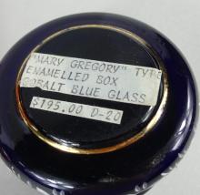 TWO ENAMELLED POWDER BOXES