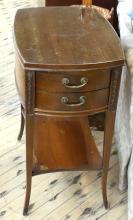 PAIR OF MAHOGANY END TABLES