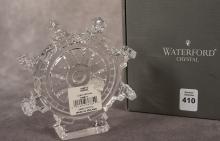 WATERFORD "SHIP'S WHEEL" PAPERWEIGHT