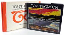 TWO TOM THOMSON BOOKS INCLUDING AUTOGRAPHED