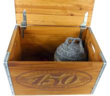 WOODEN CRATE WITH LOBSTER & BUOY