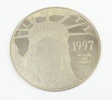 OVERSIZE SILVER MEDALLION - no tax