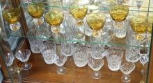 CRYSTAL AND GLASS STEMWARE