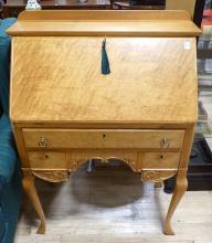 BIRDSEYE MAPLE WRITING DESK