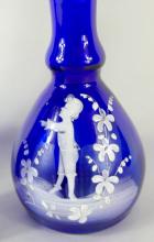 MARY GREGORY COBALT BLUE GLASS