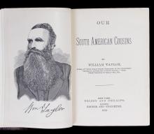 1878 VOLUME "OUR SOUTH AMERICAN COUSINS"