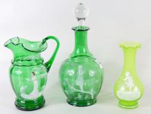 GREEN MARY GREGORY GLASS