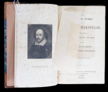 1847 SHAKESPEARE TWO-VOLUME SET