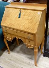 BIRDSEYE MAPLE WRITING DESK