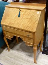 BIRDSEYE MAPLE WRITING DESK