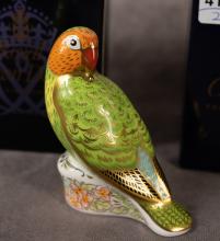 PAIR OF ROYAL CROWN DERBY PAPERWEIGHTS