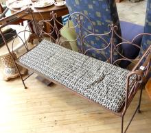 WROUGHT IRON BENCH