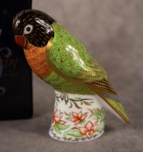 PAIR OF ROYAL CROWN DERBY PAPERWEIGHTS