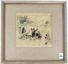 HISTORIC F.W. JOPLING CANADIAN ETCHING