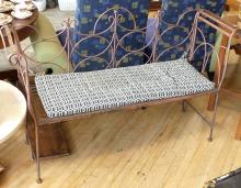 WROUGHT IRON BENCH