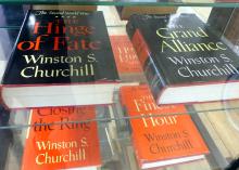 SIX-VOLUME "WINSTON CHURCHILL" BOOK SET