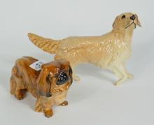 2 ROYAL DOULTON DOG FIGURINES