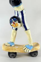 PAPIER-MACHE CLOWN BY CONSTANTINO