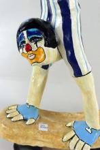 PAPIER-MACHE CLOWN BY CONSTANTINO