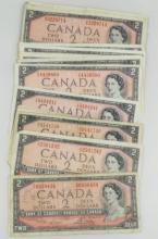 CANADIAN $2 BILLS