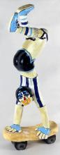 PAPIER-MACHE CLOWN BY CONSTANTINO