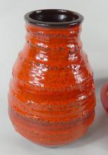 MCM POTTERY VASE & ASHTRAY