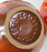 MCM POTTERY VASE & ASHTRAY