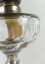 PAIR ANTIQUE OIL LAMPS