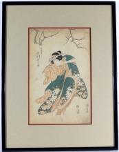 TWO 19TH CENTURY JAPANESE PRINTS