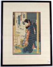 TWO 19TH CENTURY JAPANESE PRINTS