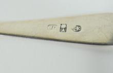 PAIR EARLY SILVER SPOONS
