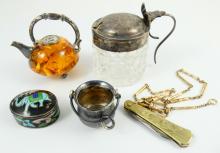 SILVER, GOLD-FILLED JEWELLERY, ETC.