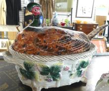 FIGURINE, VASE AND TUREEN
