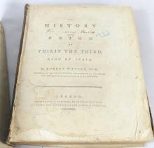 18TH CENTURY BOOKS & DICTIONARY SET