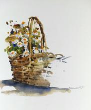 TWO GILLES ARCHAMBAULT WATERCOLOURS