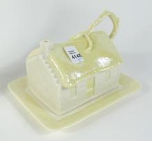 IRISH BELLEEK DISH & VASE
