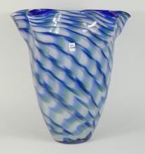 MASSIVE ART GLASS VASE