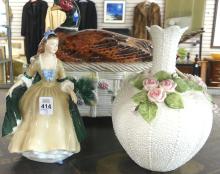 FIGURINE, VASE AND TUREEN