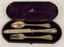 STERLING TRAVELLING FLATWARE SET