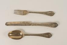 STERLING TRAVELLING FLATWARE SET