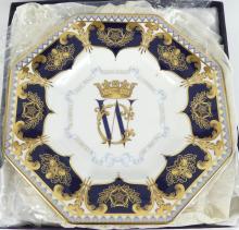 ROYAL CROWN DERBY OCTAGONAL PLATE