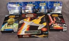 STAR WARS TOYS AND CEREAL BOXES