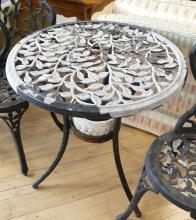 CAST ALUMINUM BISTRO SET