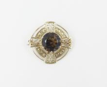 ANTIQUE ENGLISH GOLD BROOCH